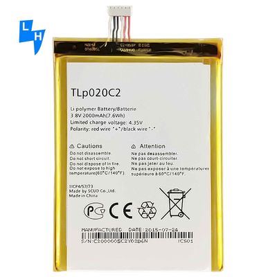 Idol Alpha OT6032 OneTouch OT6034 alcatel Alpha Replacement Battery for OT6037Y OT6040D