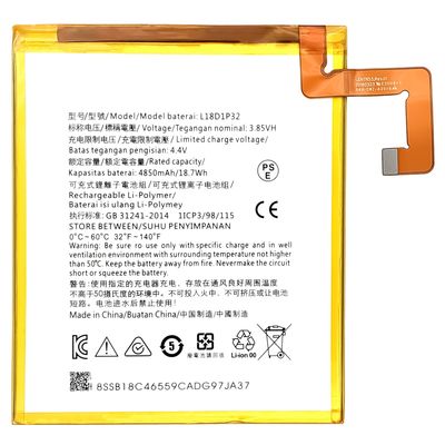 RECHARGABLE 4850mAh Tab battery for Lenovo Smart Tab-M10 battery TB-X605 L18D1P32 Replacement Battery