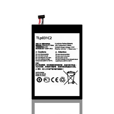 TLp031C2 Battery For Alcatel One Touch OT-8030/B Mobile Smart Phone 3.8V 3100mAh