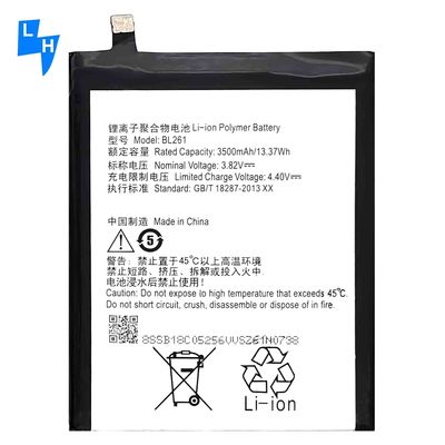 Mobile Phone Digital Battery for Lenovo A7020/Vibe K5 Note K52T38 K52E78 BL261 3500mAh