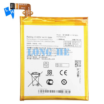 White Battery C11P1605 For ASUS ZenFone3 ZS550KL Z01FD Original Lithium-Ion A