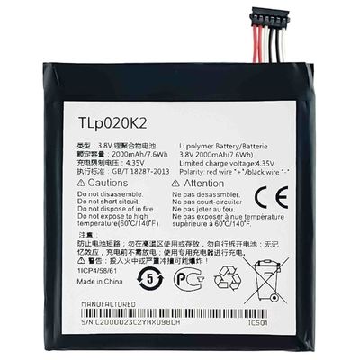 Alcatel One Touch Idol 3 4.7 OT6039 6039Y 6039H 6039K Battery 2000mAh TLP020K1 TLP020K2