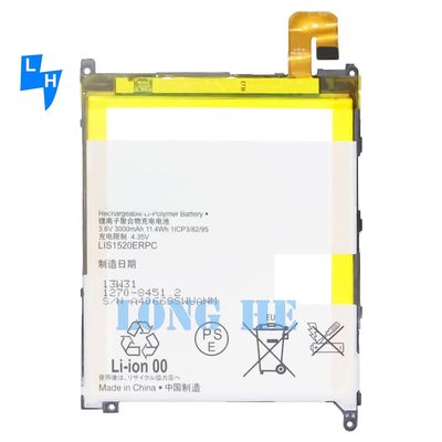 3000mAh 3.8V Mobile Phone Battery LIS1520ERPC for SONY XL39h/XL39/C6833/XperiaZ Ultra