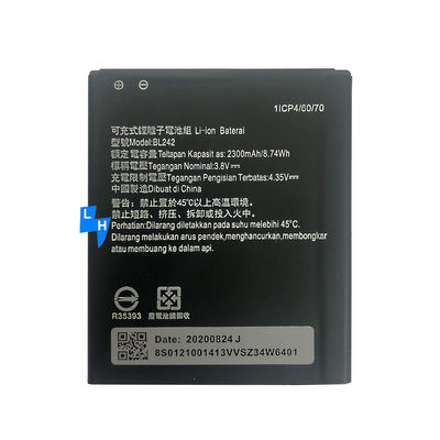 2300mAh BL242 A6000 A2020 A6010 Mobile Phone Battery for Lenovo VIBE C Lithium Battery