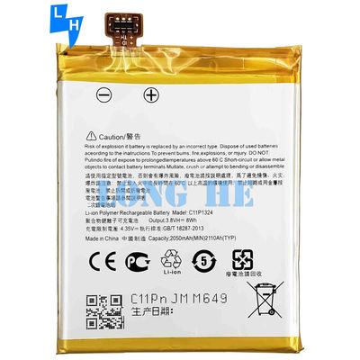 C11P1324 Zenfone 5 2014 A500KL A500G/A500CG/T00J/A500KL C11PGJQ M415 Mobile Phone Battery 2110mAh Capacity