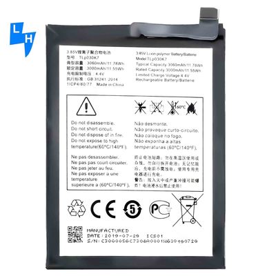 Original Capacity OEM TLP030K7 Rechargeable Batteries for Alcatel 1S Mobile Phone