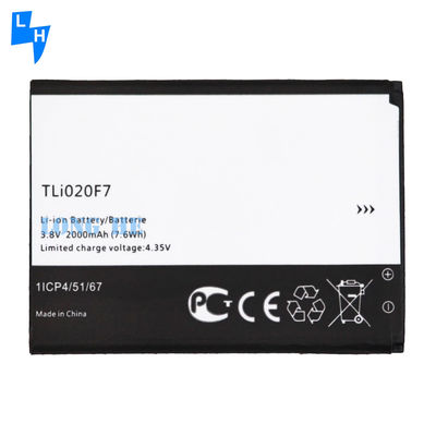 TLI020E7 battery for Alcatel Pixi 4 Pop C7 Pop 2 5045D 5042D 7040 7040D 7041 3.8V 2000mAh