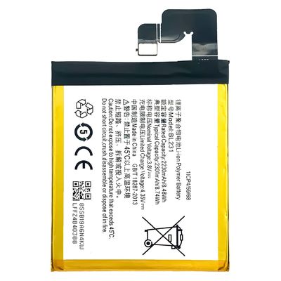 2300mAh Rechargeable Batteries for Lenovo S90 BL231 Li-ion Cell Mobile Phone Battery