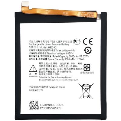 Double IC Protection Mobile Phone Battery HE342 For Nokia X6 Long Lasting