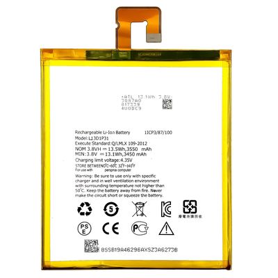 OEM 13.5wh L13D1P31 Battery for Lenovo S5000 A7-50 A3500 S5000H Tablet PC 3550mah 3.8V