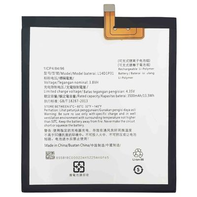 Powerful L14D1P31 Double IC Protection Battery for Lenovo Phab Plus TB-7703X Tab