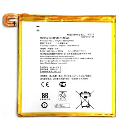 C11P1514 Rechargeable Battery Pack for ASUS ZenPad 3 8.0 ZT581KL 4545 4680mAh 3.85V