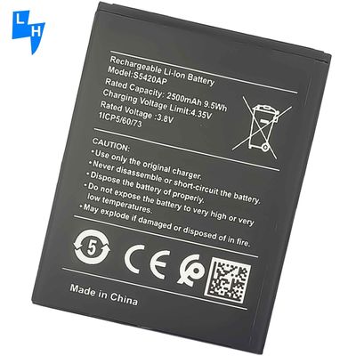 Double IC Protection 3.8V 2500mAh 9.5Wh S5420AP Rechargeable Li-ion Battery for Nokia C1