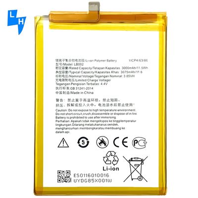 High Capacity 3000mAh LB002 S5 K520 battery for Lenovo K520T Mobile phone-models White