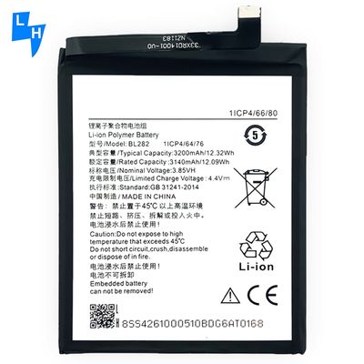 High Capacity BL282 3200mAh 3.85V Black Lithium Polymer Battery for Lenovo UDTV1