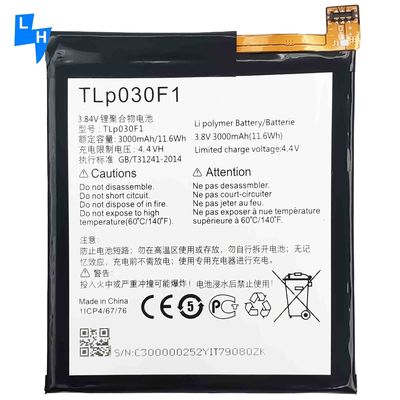 3000mAh Polymer Battery for BlackBerry DTEK60 TLP030F2 Mobile Phone System Model 6070