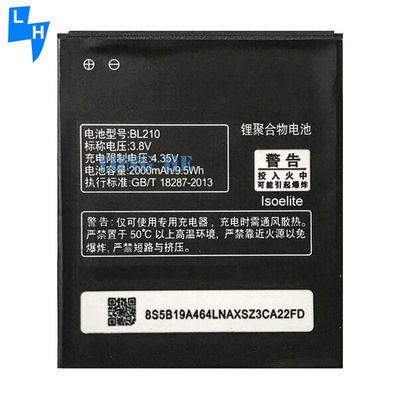 Good Performance BL210 Battery for Lenovo S820 S650 A656 A766 A770E A750E A658T Black