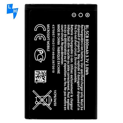 500PCS MOQ BL-5C Battery for Nokia 105 BL-5CB Original Rechargeable