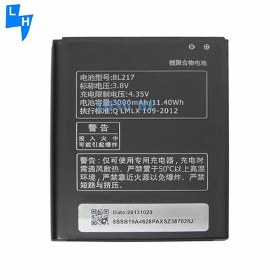 3000mAh 3.8V BL217 Polymer Lithium Battery for Lenovo S720 S870E S868T A820T A800 A798T