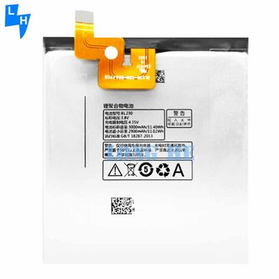 BL230 4.35V 3000mAh Cell Phone Battery for Lenovo Vibe Z2 Z2W Z2T Original Capacity