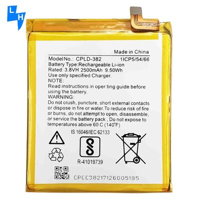 Advanced and Customized CPLD-382 E503 Mobile Phone Battery for Coolpad NOTE 3 Lite