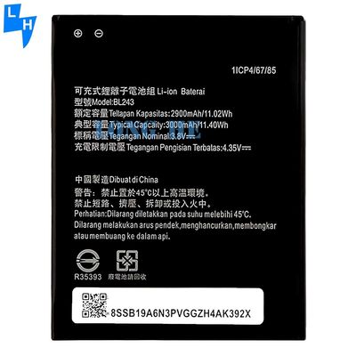 3.8V 2900Mah Lithium Battery BL243 for Lenovo Lemon K3 Note K50-T5 A7000 A5500 A5600 A7600