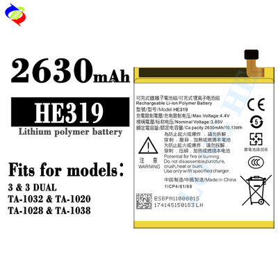 Long Lifespan Dual IC Protection Mobile Phone Battery for Nokia 3 HE319 TA-1032