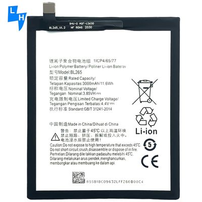 Customizable 2800mAh Mobile Battery for Moto M XT1662 XT1663 BL265 at Affordable
