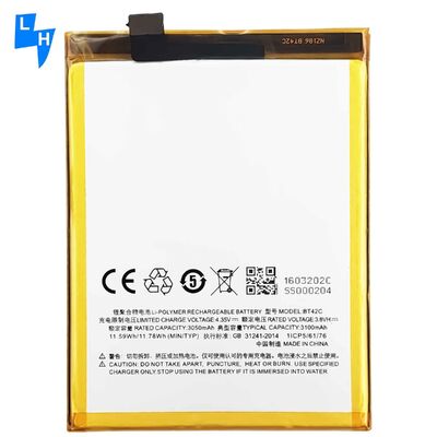 500pcs OEM BT42C Meizu Blue Charm Note2 Mobile phone battery for MeiZu M2 NOTE