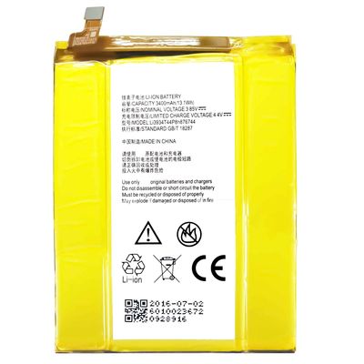 3400mAh 3.85V Mobile Phone Battery for ZTE Grand X Max 2 Z981 Z988 Li3934T44P8h876744