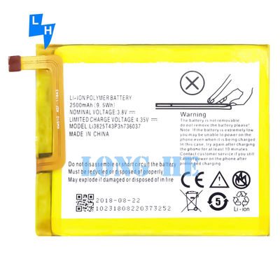 ZTE Blade A2 V7 Lite BV0720 Li3825T43P3h736037 Battery with High Capacity 2500mAh OEM