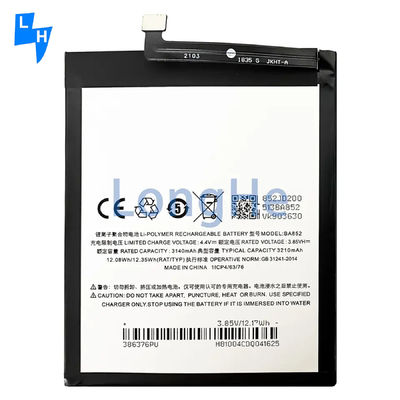 Rechargeable Batteries BA852 Original Mobile Phone Battery for Meizu X8
