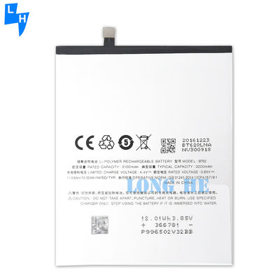 RECHARGABLE 100% BT62 Lithium Polymer Replacement Battery 3200mAh for Meizu X M682Q