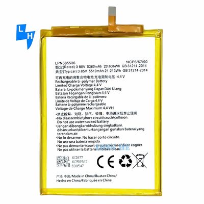 100% Compatible LPN385536 Mobile Phone Battery for Hisense King Kong 5 Pro