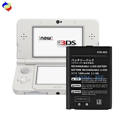 1400mAh Battery for Nintendo 3DS Rechargeable Game Player Dual IC Protection Black